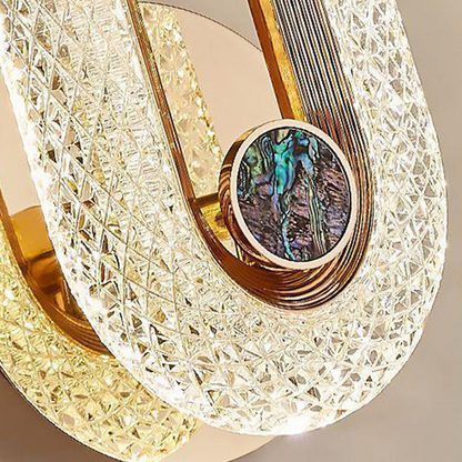 Creative Personality Oval Living Room Backdrop Wall Light Wall Lamp Bedroom Bedside LED